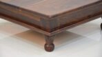 DK Furniture Solid Sheesham Wood Pooja Chowki – Brown Finish - Image 5