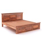 DK Furniture Wooden King Size Bed Without Storage - Image 3