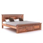DK Furniture Wooden King Size Bed Without Storage - Image 5