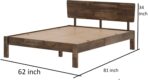 DK Furniture Sheesham Wood Queen Size Bed for Bedroom - Image 2