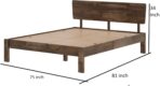 DK Furniture Sheesham Wood King Size Bed for Bedroom - Image 2
