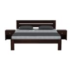 DK Furniture Solid Sheesham Wood Queen Bed Without Storage Bed - Image 3