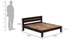 DK Furniture Solid Sheesham Wood Queen Bed Without Storage Bed - Image 2