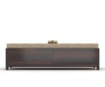 Sheesham Wood Single Diwan with Cushion | Solid Wood Box Diwan Bed (Honey & Walnut Finish) - Image 11