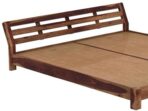DK Furniture Solid Sheesham Wood Low Height King Size Bed - Image 3
