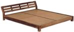 DK Furniture Solid Sheesham Wood Low Height King Size Bed - Image 4