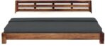 DK Furniture Solid Sheesham Wood Low Height King Size Bed - Image 5