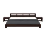 DK Furniture Sheesham Wood Queen Size Bed Without Storage - Image 3