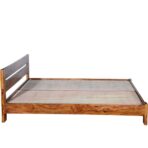 DK Furniture Solid Sheesham Wood King Size Cot Without Storage - Image 8