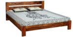 DK Furniture Solid Sheesham Wood King Size Cot Without Storage - Image 7