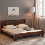 DK Furniture Sheesham Wood King Size Bed for Bedroom Living Room - Image 6