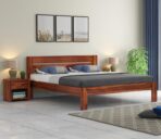 DK Furniture Solid Sheesham Wood Bedroom Furniture King Size Double
