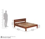 DK Furniture Solid Sheesham Wood Bedroom Furniture King Size Double - Image 5