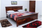 DK Furniture Solid Sheesham Wood King Size Double Bed