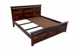 DK Furniture Solid Sheesham Wood King Size Double Bed - Image 3