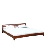 DK Furniture Solid Sheesham Wood Low Height King Size Bed - Image 5