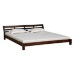 DK Furniture Solid Sheesham Without Storage Queen Size Bed - Image 3