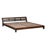 DK Furniture Solid Sheesham Without Storage Queen Size Bed - Image 4