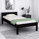 DK Furniture Solid Sheesham Wood Single Size Bed Without Storage