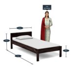 DK Furniture Solid Sheesham Wood Single Size Bed Without Storage - Image 3