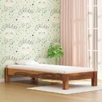 DK Furniture Solid Sheesham Wood Single Size Without Storage