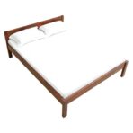 DK Furniture Double Cot - 1 Year Warranty - Wooden King Size Bed - Image 4