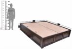 DK Furniture King Size Solid Wood Bed for Bedroom & Living Room - Image 2