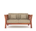 DK Furniture Solid Sheesham Wood Sofa Set 7 Seater with Cushions - Image 8