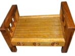 DK Furniture Premium Engineered Wooden Carved Pattern Designer Laddu - Image 2