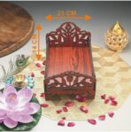 DK Furniture Premium Engineered Wooden Carved Pattern Designer Bed - Image 2