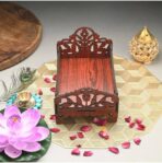 DK Furniture Premium Engineered Wooden Carved Pattern Designer Bed - Image 3