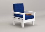 DK Furniture Wooden 1 Seater Sofa Set for Living Room, 1 Seater Sofa - Image 2