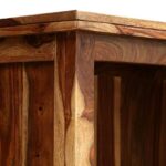 DK Furniture Solid Sheesham Wooden Book Shelves for Living Room, Open - Image 7