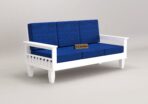 DK Furniture Wooden 3 Seater Sofa Set for Living Room, 3 Seater Sofa