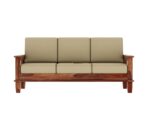 DK Furniture Solid Sheesham Wood Sofa Set 5 Seater (3+1+1) - Image 5