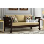 DK Furniture - 3 Year Warranty - Solid Sheesham Wooden Sofa Set 3 - Image 3