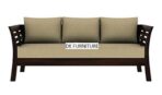 DK Furniture - 3 Year Warranty - Solid Sheesham Wood Wooden Sofa Set - Image 4