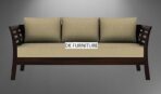 DK Furniture - 3 Year Warranty - Solid Sheesham Wooden Sofa Set 3 - Image 5