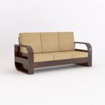 DK Furniture Solid Sheesham Wood 5 Seater Sofa Set with Coffee Table - Image 4