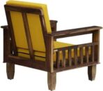 DK Furniture Solid Sheesham Wood 1 Seater Sofa Set for Living Room - Image 4