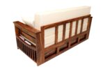 DK Furniture Solid Wood Foster 3 Seater Sofa Cum Bed for Living Room - Image 3