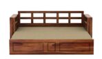 DK Furniture Solid Wood Foster 3 Seater Sofa Cum Bed for Living Room - Image 3