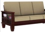 DK Furniture Wooden 3 Seater Sofa Set for Living Room, Three Seater - Image 5