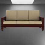 DK Furniture Wooden 3 Seater Sofa Set for Living Room, Three Seater - Image 6