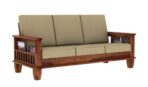 DK Furniture Wooden 3 Seater Sofa Set for Living Room