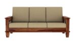 DK Furniture Wooden 3 Seater Sofa Set for Living Room - Image 4
