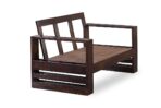 DK Furniture Wooden 4 Seater Sofa Set for Living Room - Image 2
