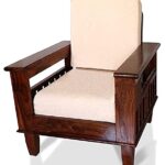 DK Furniture Solid Sheesham Wood Wooden Sofa Set 6 Seater Home - Image 4