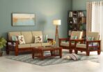 DK Furniture Wooden 5 Seater Sofa Set For Living Room, 3+1+1 Seater