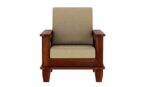 DK Furniture Wooden 5 Seater Sofa Set For Living Room, 3+1+1 Seater - Image 2